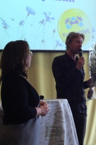 Bengt Ohlsson deltog på liberala biblioteksseminariet med Madeleine Sjöstedt...