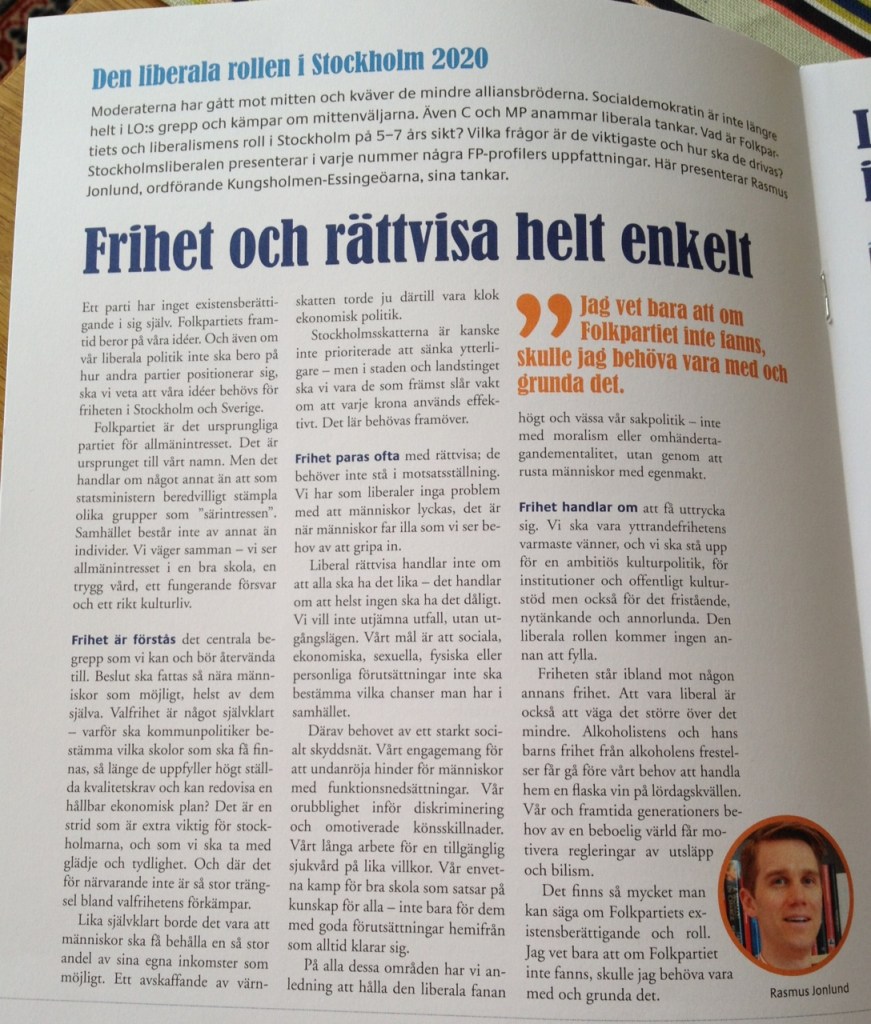 Ur Stockholmsliberalen 5/2013.