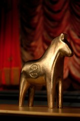 Filmfestivalens pris Bronshästen. Nu får festivalen själv bonus. Foto: Isa Olsson/Stockholms filmfestival.