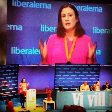 VILL GE FLER KVINNOR JOBBCHANSER. EU-minister Birgitta Ohlsson arbetar för att kvinnor ska ha möjlighet att arbeta. Foto från Birgitta Ohlsson.