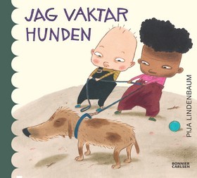 TJUVKIK. Från 2014 års kommande utgivning, Pija Lindenbaums "Jag vaktar hunden". Bild från bonniercarlsen.se