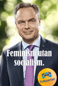 LIBERAL FEMINIST. Folkpartiets Jan Björklund.