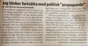 VÅRT KUNGSHOLMEN 4 oktober 2014.