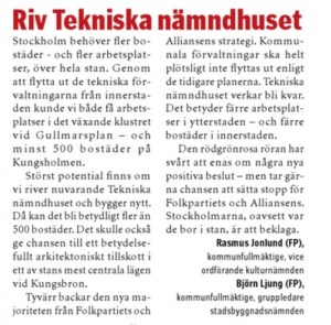 VÅRT KUNGSHOLMEN 18 april 2015.